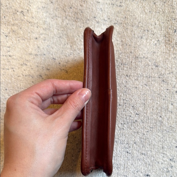 Coach vintage Brown Leather Chunky Case Toiletry Bag - Picture 6 of 8